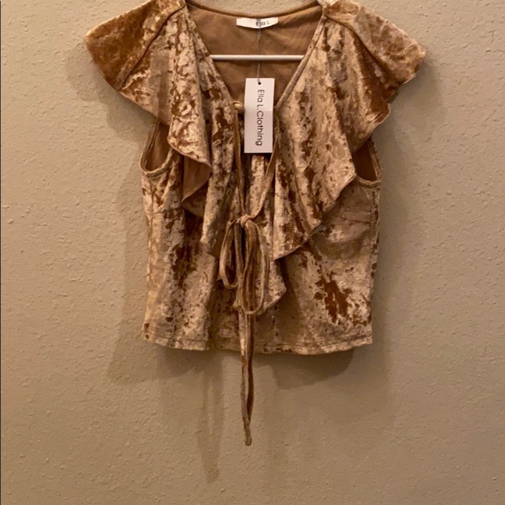Velvet blouse
